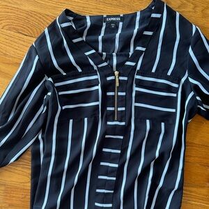 Express women’s blouse top black size small